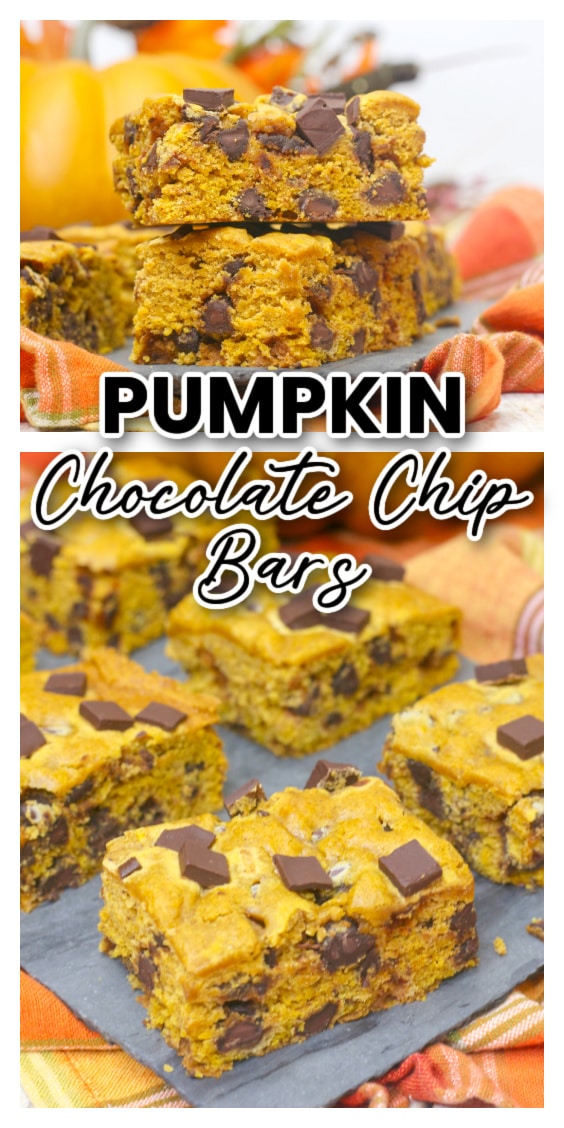 Pumpkin Chocolate Chip Bars